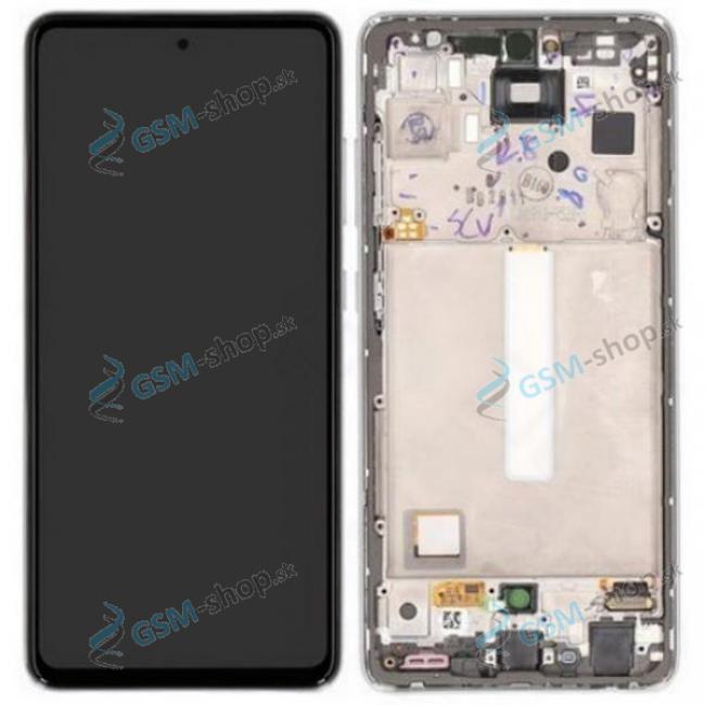 LCD displej Samsung Galaxy A52s 5G (A528) a dotyk s krytom bielym Originl