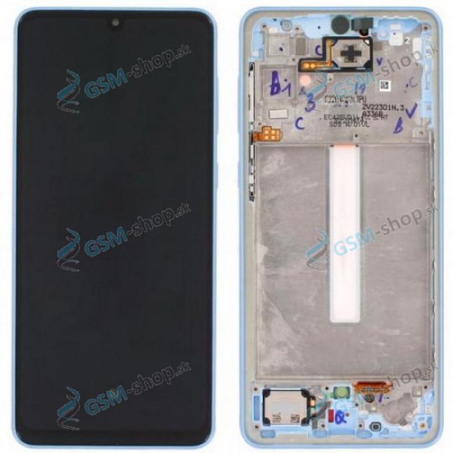 LCD displej Samsung Galaxy A33 5G (A336) a dotyk s krytom modrm Originl