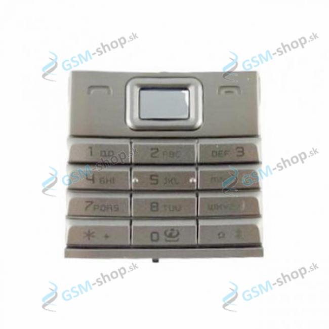 Klvesnica Nokia 8800 Sirocco strieborn Originl