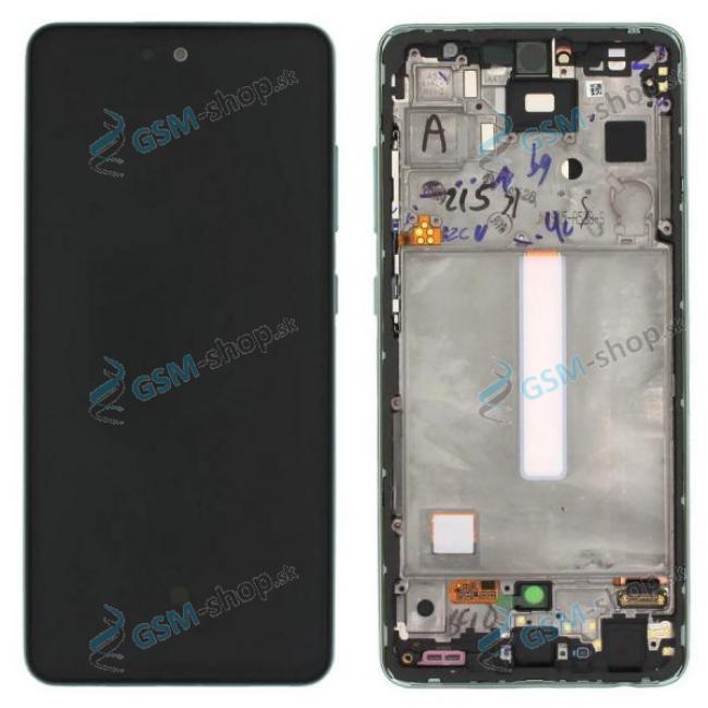 LCD displej Samsung Galaxy A52s 5G (A528) a dotyk s krytom zelenm Originl