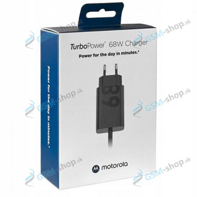 Nabjaka Motorola TURBOPOWER USB-C ierna 68W Originl blister