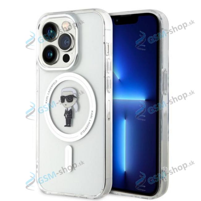 Pzdro Karl Lagerfeld IML Ikonik KLHMP15LHFCKNOT iPhone 15 Pro Magsafe Transparent