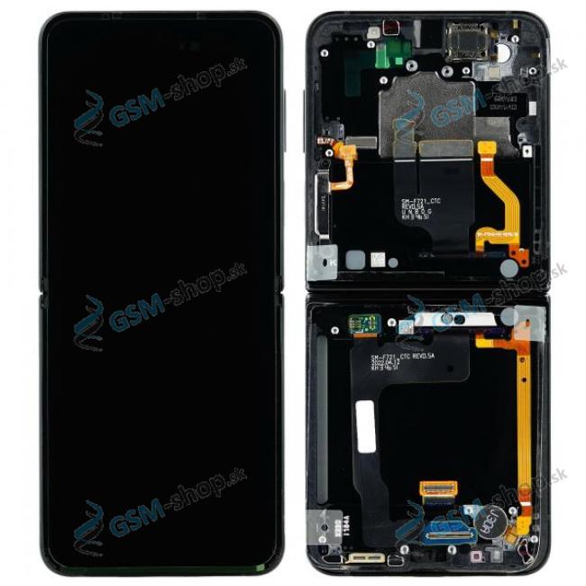 LCD displej Samsung Galaxy Z Flip 4 5G (F721) vntorn ierny Originl