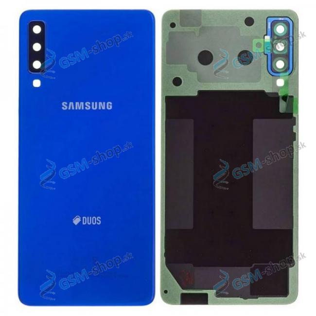 Kryt Samsung Galaxy A7 2018 (A750) batrie modr Originl