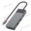 Adapt�r WiWU Linker A721HD 7v1 PD 100W USB-C siv� - n�h�ad 1 z 4