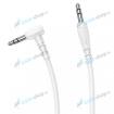 K�bel BOROFONE BL10 AUX Jack 3,5 mm - Jack 3,5 mm biely 2 metre - n�h�ad 1 z 2